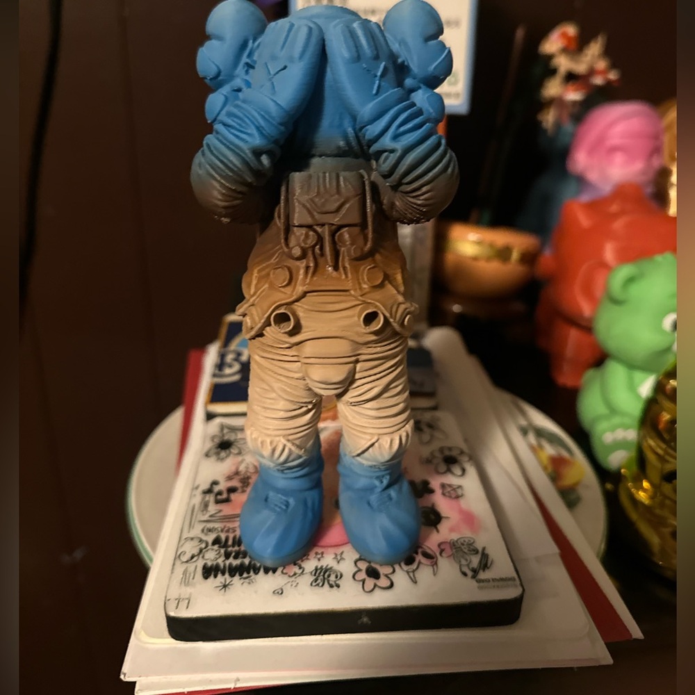 Space Man Kaws - 3D Printed Figurine (Multi Color)
